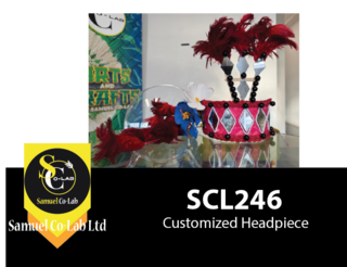 Customised Tui Headpiece 01