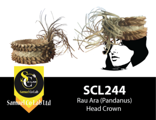 Rau Ara Pandanus Head Crown