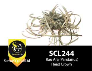 Rau Ara Pandanus Head Crown