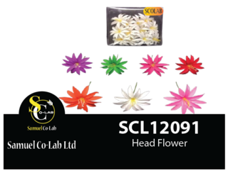 Head Flower 12 Pieces Per Pack