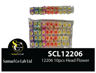 12206 10pcs a Pack Head Flower