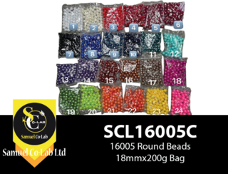 16005 Round Beads 18mmx200g Bag