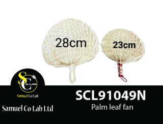 91049 Palm leaf fan (28cm)