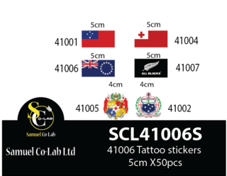 41006 Tattoo stickers 5cm 50 Pieces Per Pack