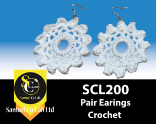 samuelcolab Pair Earrings Crochet